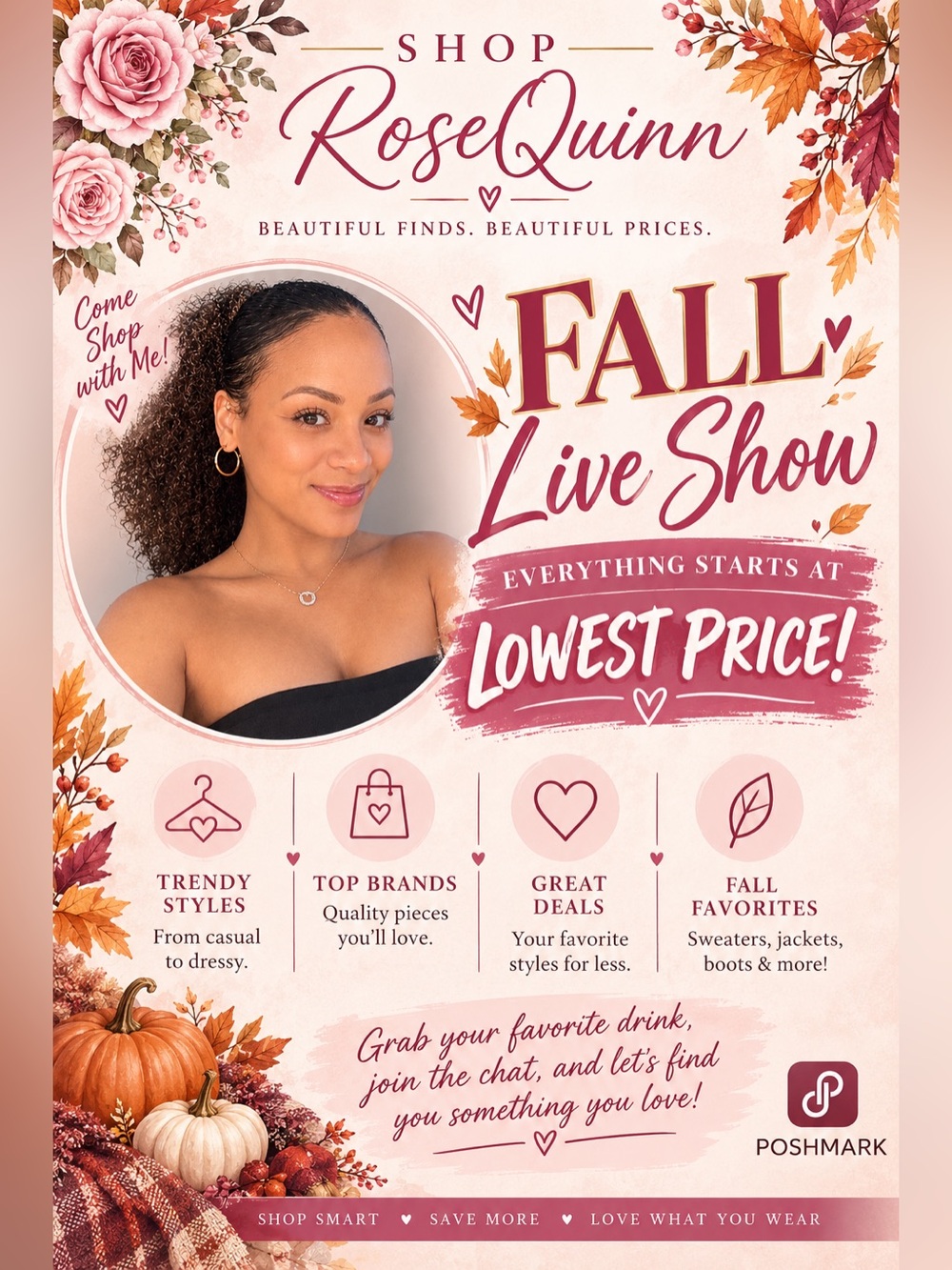 SHOP ROSE QUINN LIVE NOW!!๐น๐น๐น - Picture 1 of 1